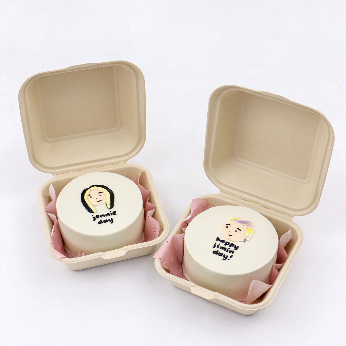 TinyTAN BTS Lunchbox Aegyo Cake ~ A quick peek into the ~long~ process it  takes creating these kiyowo Custom Lunchbox Aegyo…