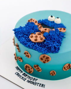 ~ Cookie Monster Aegyo Cakes ~
