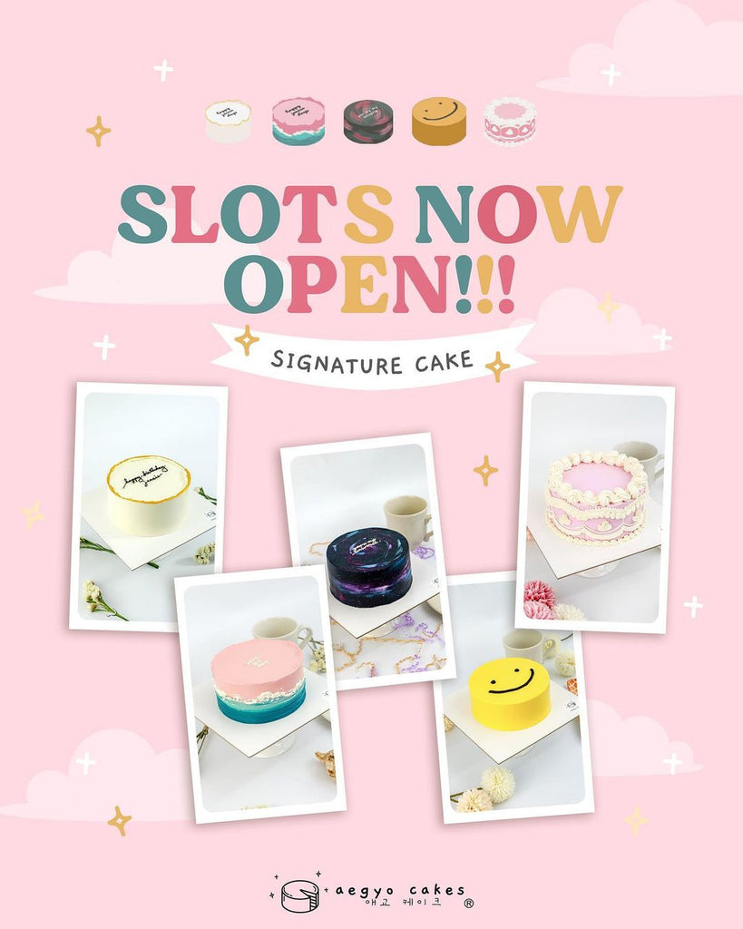 ~Signature Cakes are now available!!~