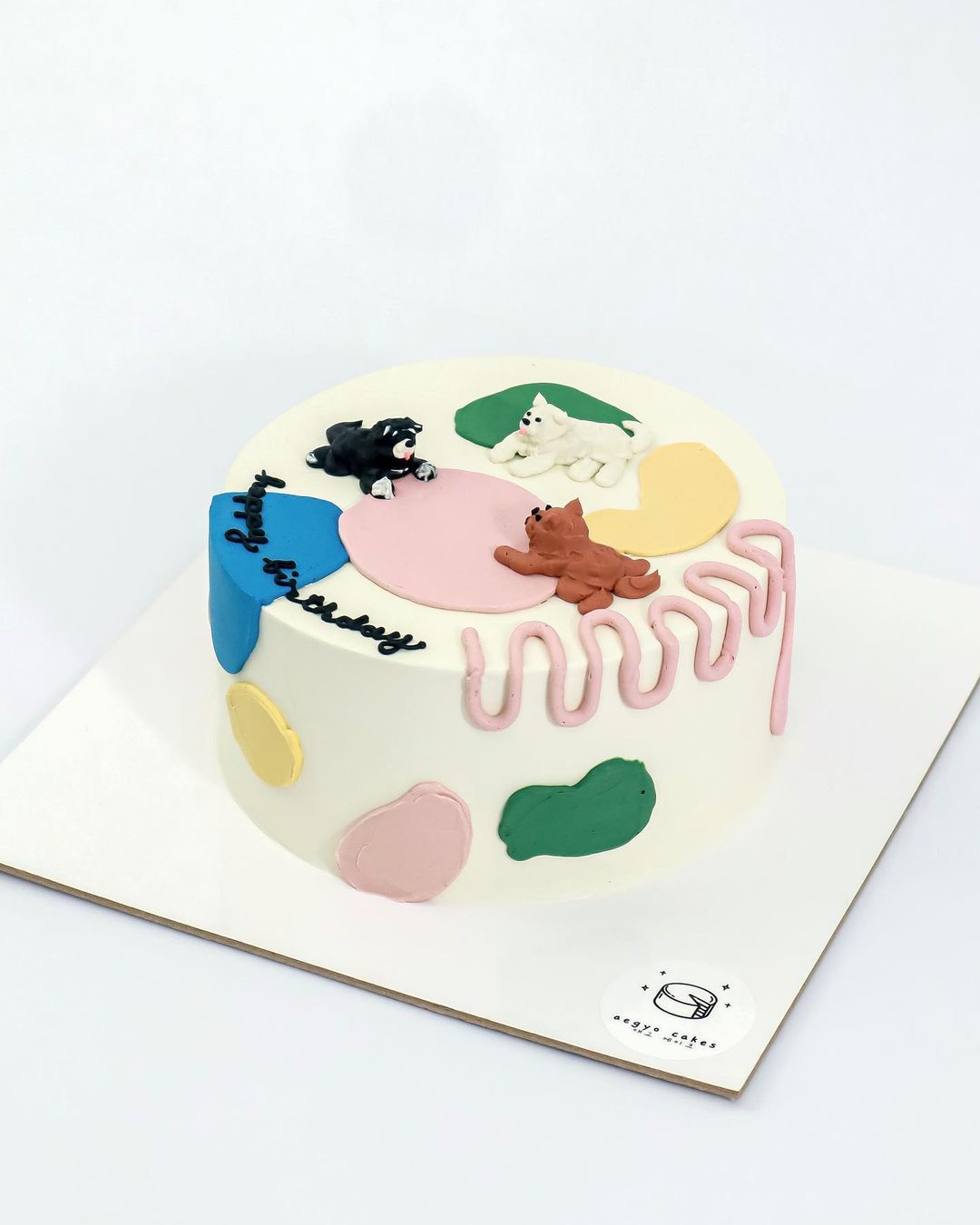 ~ 3D Pupper Party Aegyo Cake ~