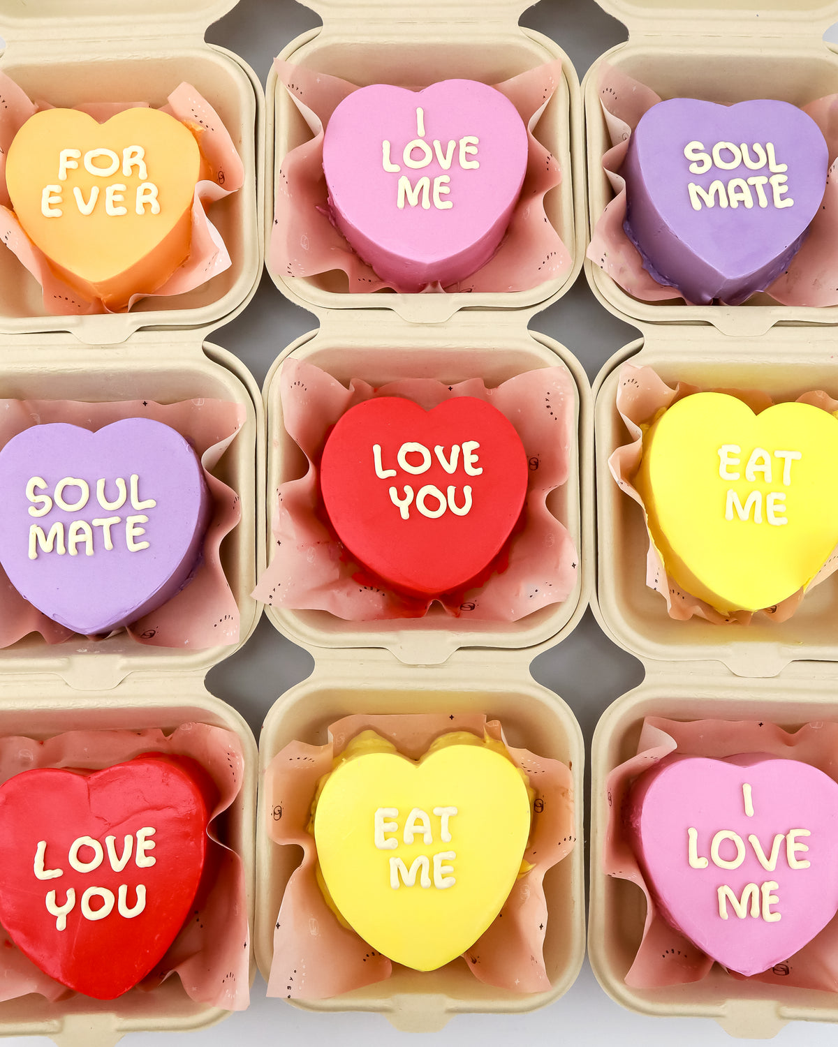~ Sweethearts Lunchbox Aegyo Cakes ~