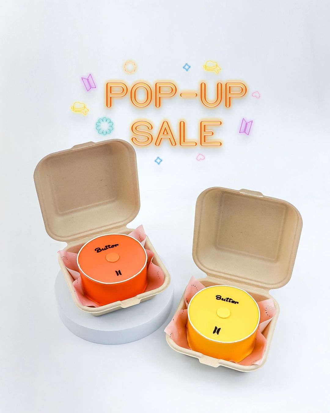 ~ 𝐁𝐮𝐭𝐭𝐞𝐫 CD Lunchbox Aegyo Cakes ~