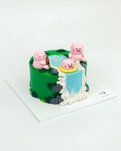 ~ Pig Party Aegyo Cake ~