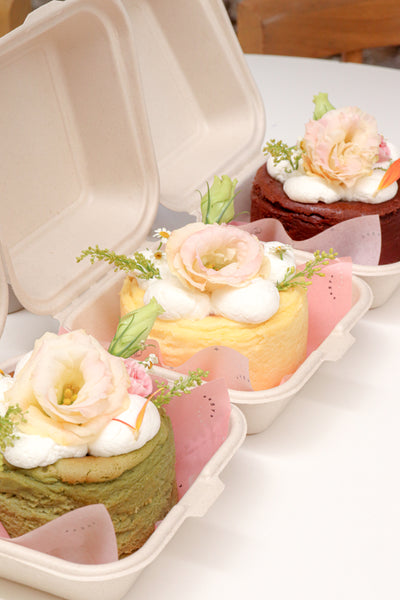 Lunchbox Dear Eomma Matcha Burnt Basque Aegyo Cheesecake