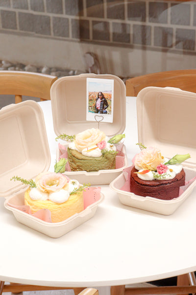 Lunchbox Dear Eomma Matcha Burnt Basque Aegyo Cheesecake