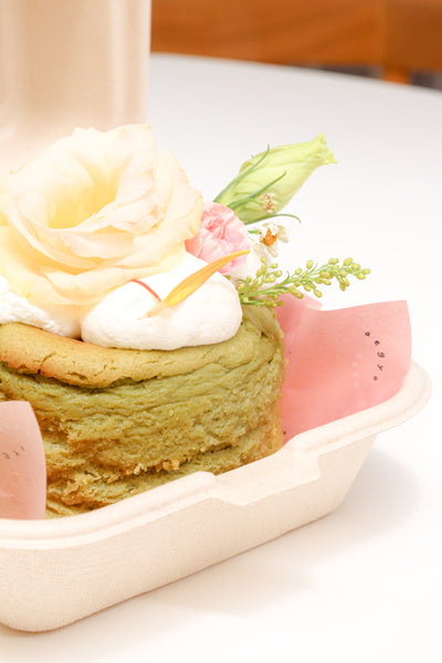 Lunchbox Dear Eomma Matcha Burnt Basque Aegyo Cheesecake