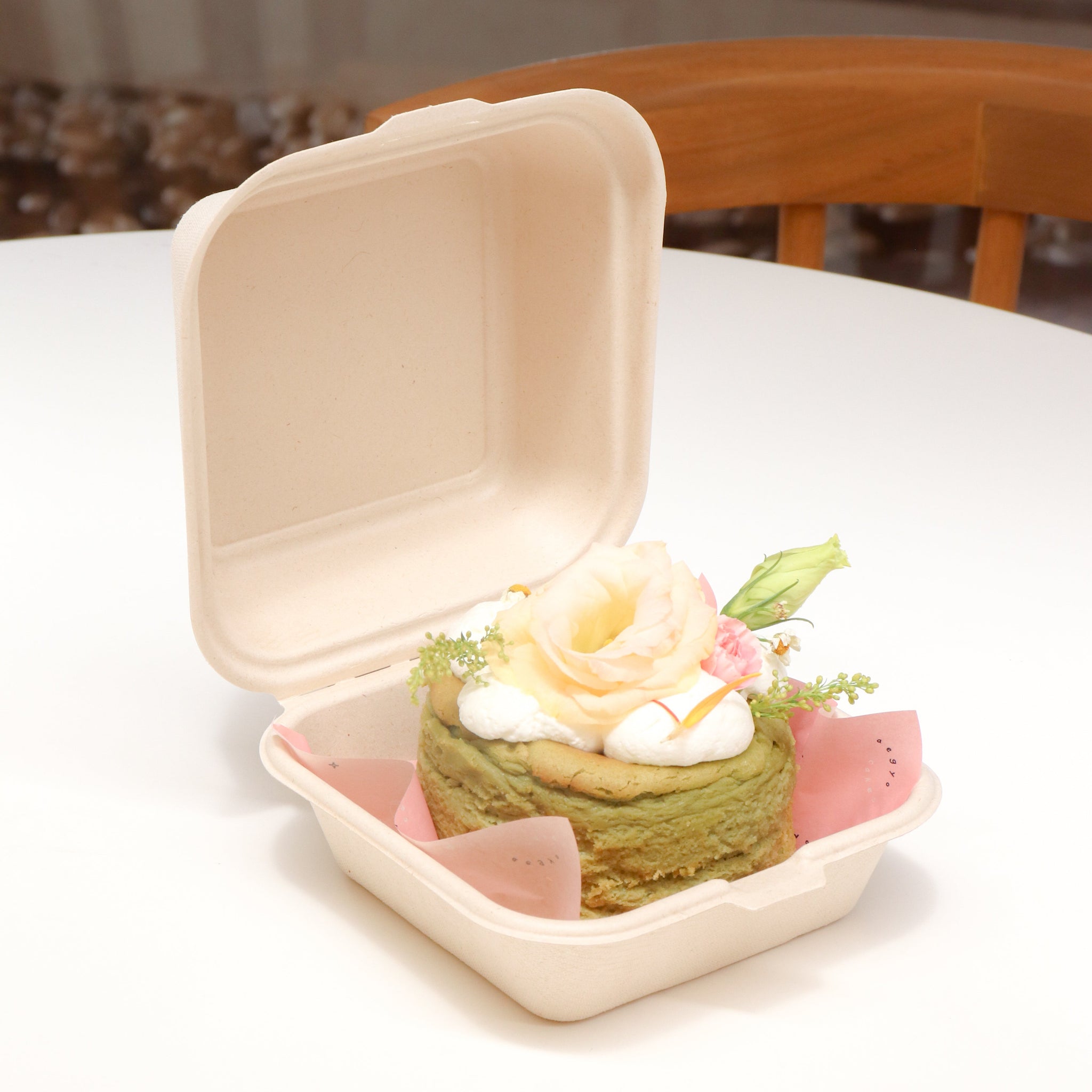 Lunchbox Dear Eomma Matcha Burnt Basque Aegyo Cheesecake