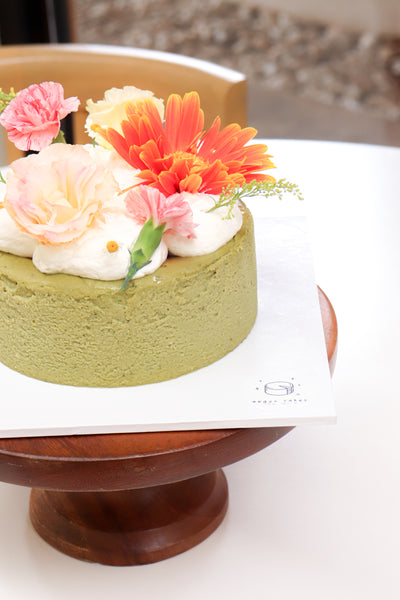 6" Dear Eomma Matcha Burnt Basque Aegyo Cheesecake