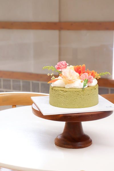 6" Dear Eomma Matcha Burnt Basque Aegyo Cheesecake