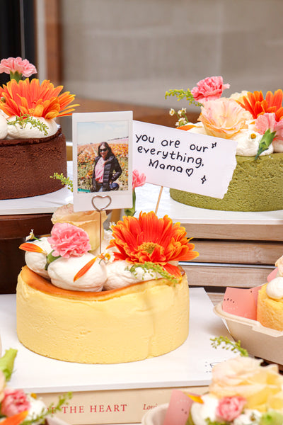 6" Dear Eomma Dark Chocolate Bonbon Burnt Basque Aegyo Cheesecake