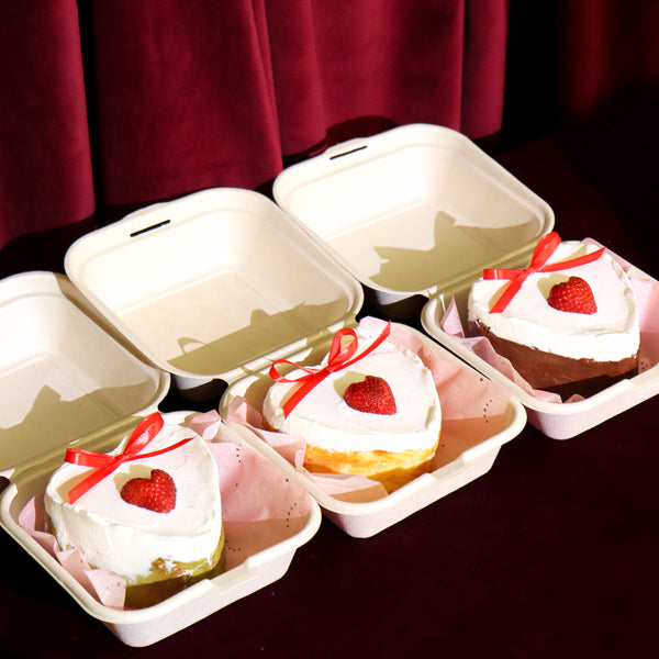 Lunchbox Original Burnt Basque Valentine Aegyo Cheesecake