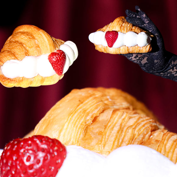 The Ruby Strawberry Valentine Croissant