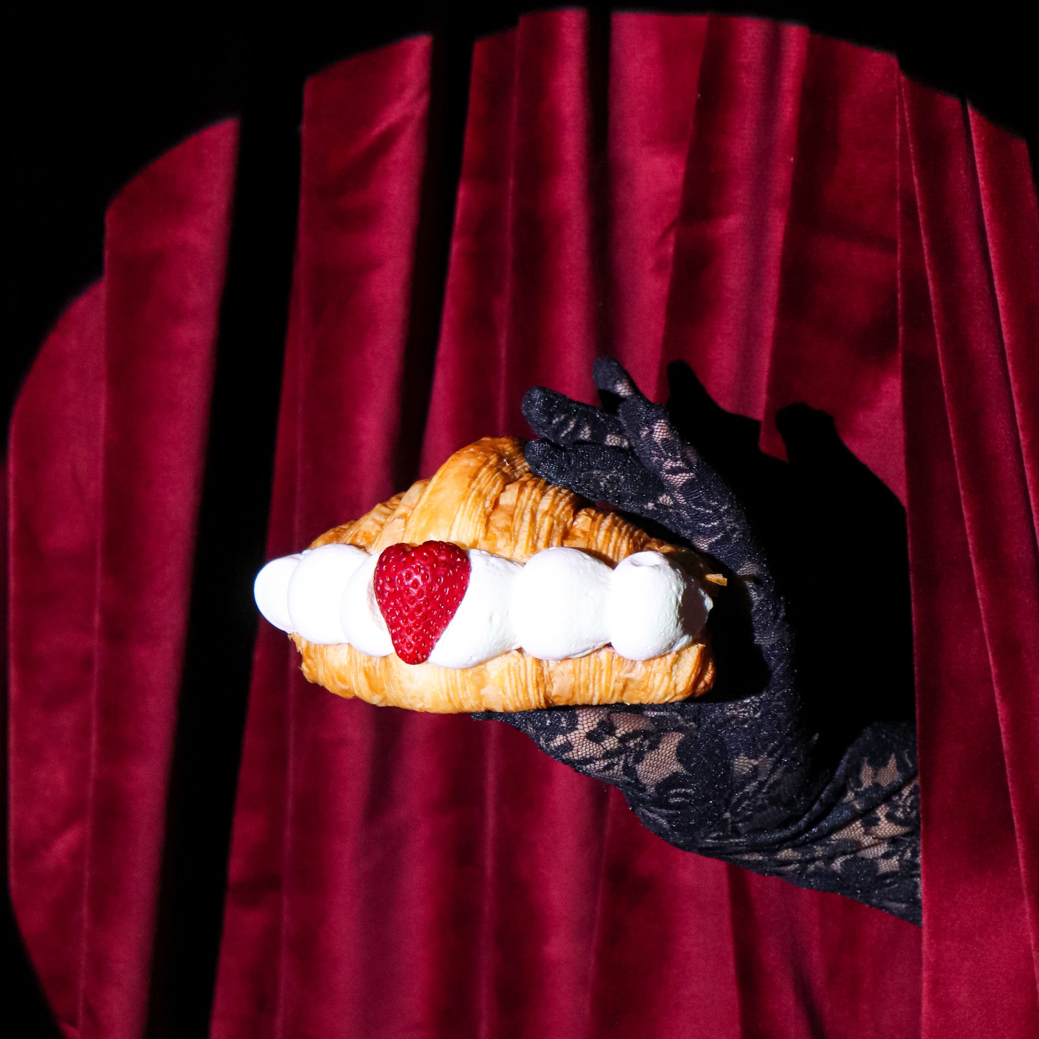 The Ruby Strawberry Valentine Croissant