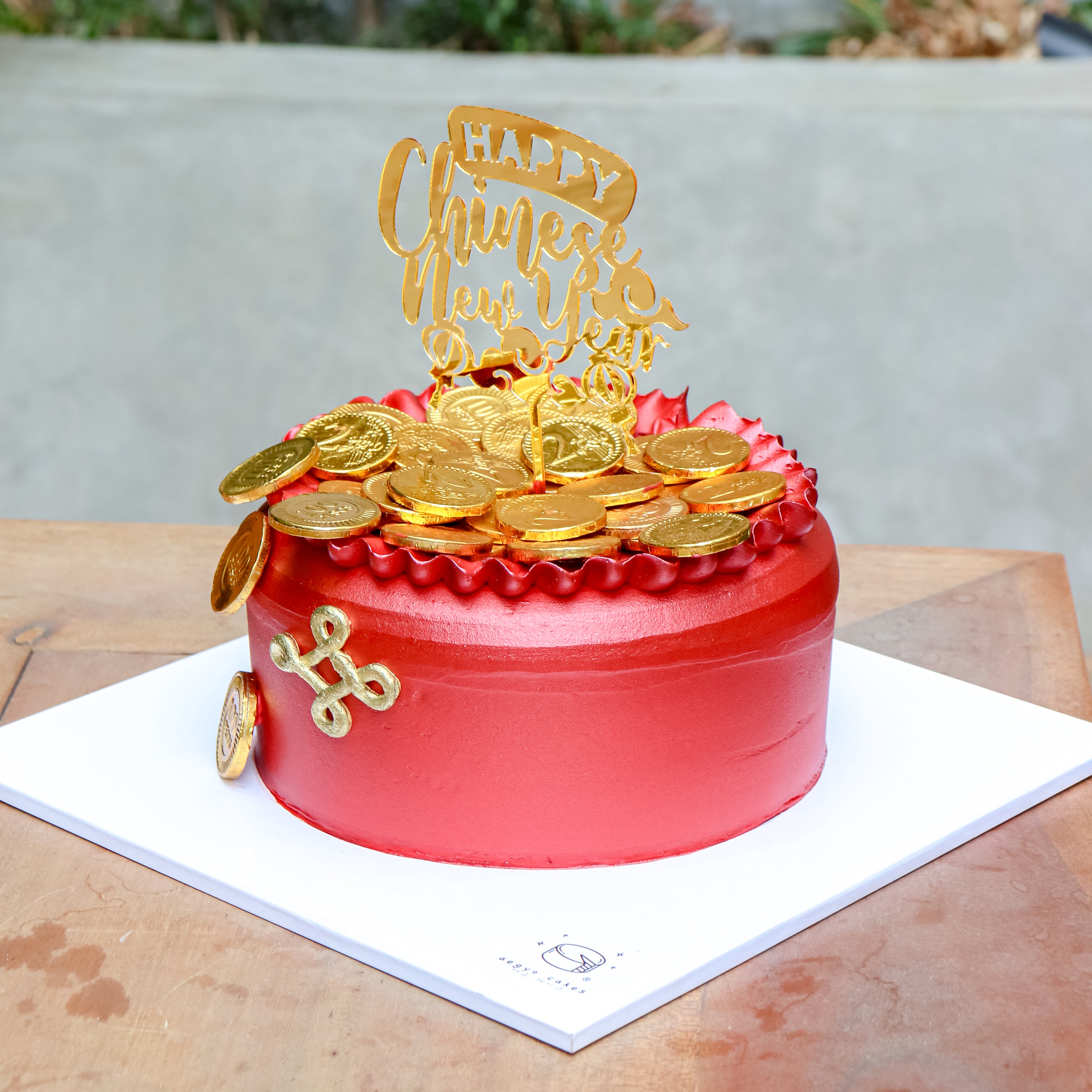 6" Prosperity CNY Aegyo Cake