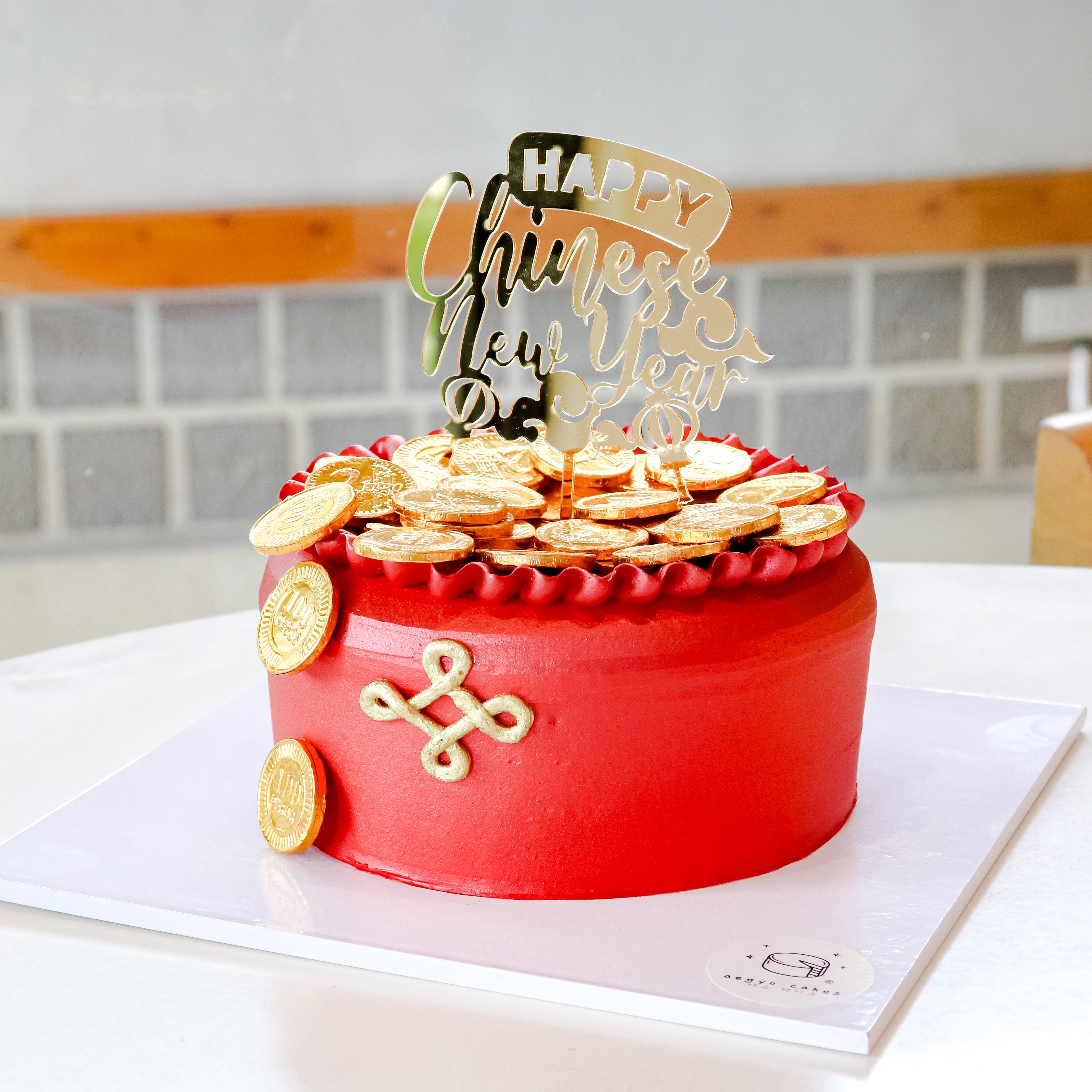 6" Prosperity CNY Aegyo Cake