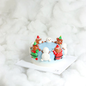 6" Santa's Choco Bonbon Aegyo Cake