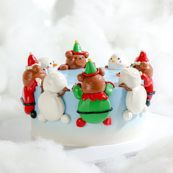 6" Santa's Choco Bonbon Aegyo Cake