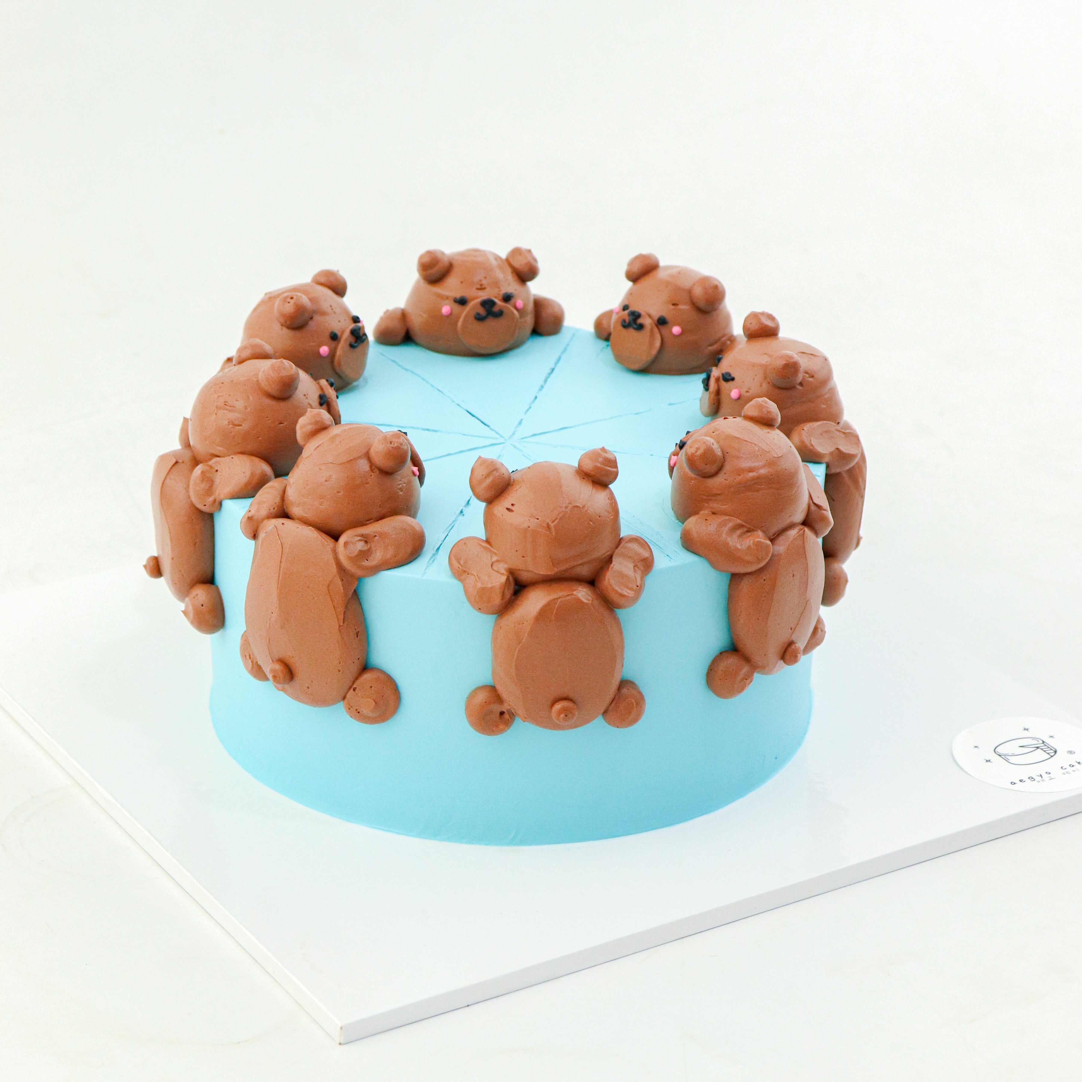 6" Dark Choco Bonbon Daily Aegyo Cake (Original)
