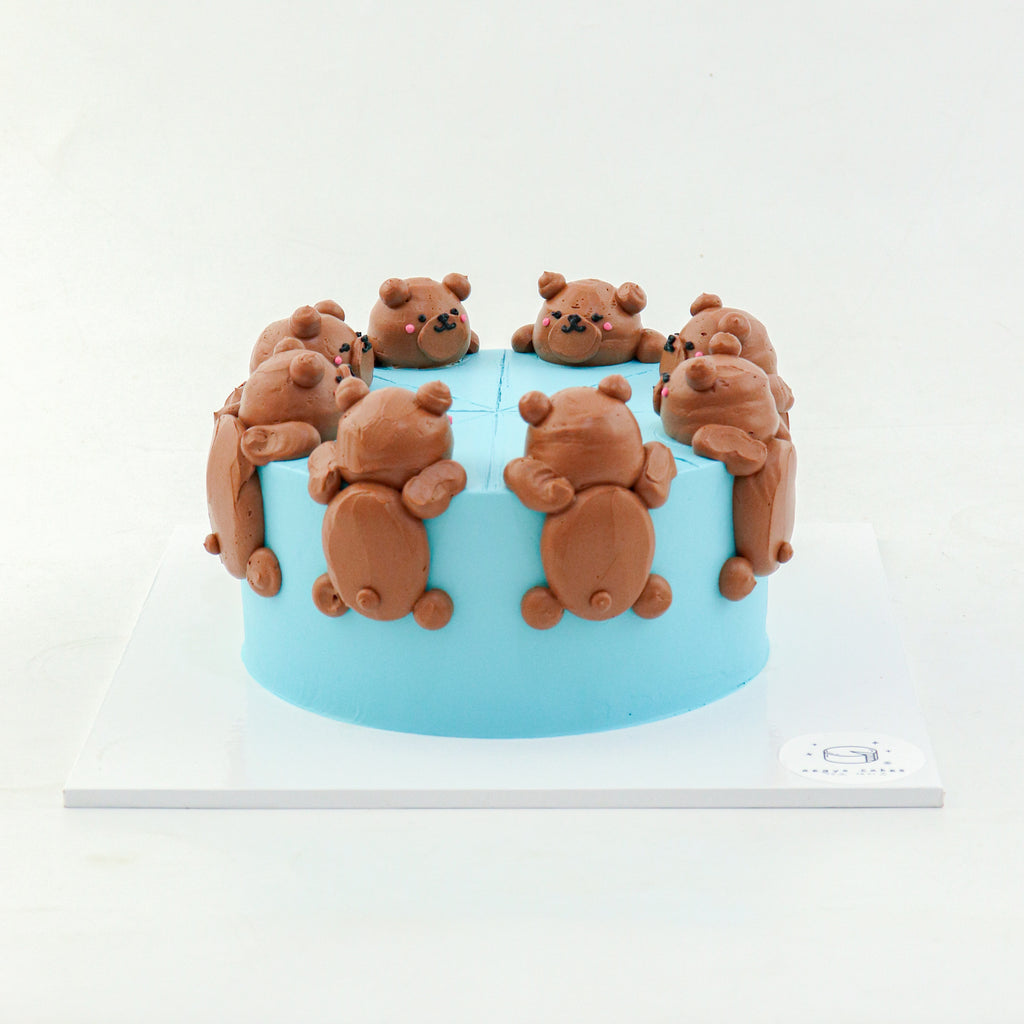 6" Dark Choco Bonbon Daily Aegyo Cake (Original)