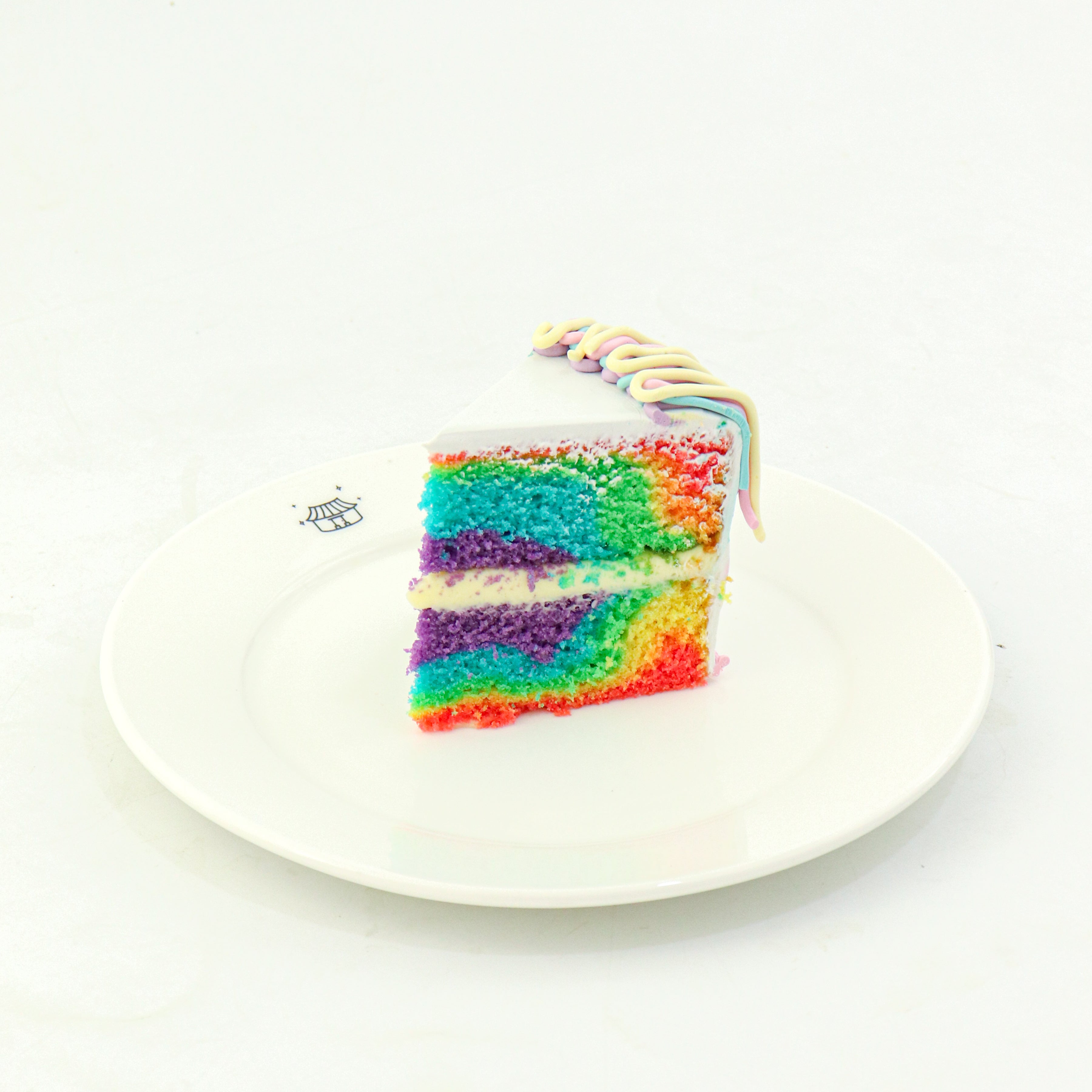 6" Daily Rainbow Velvet with Cream Cheese Frosting Aegyo Cake (Original)