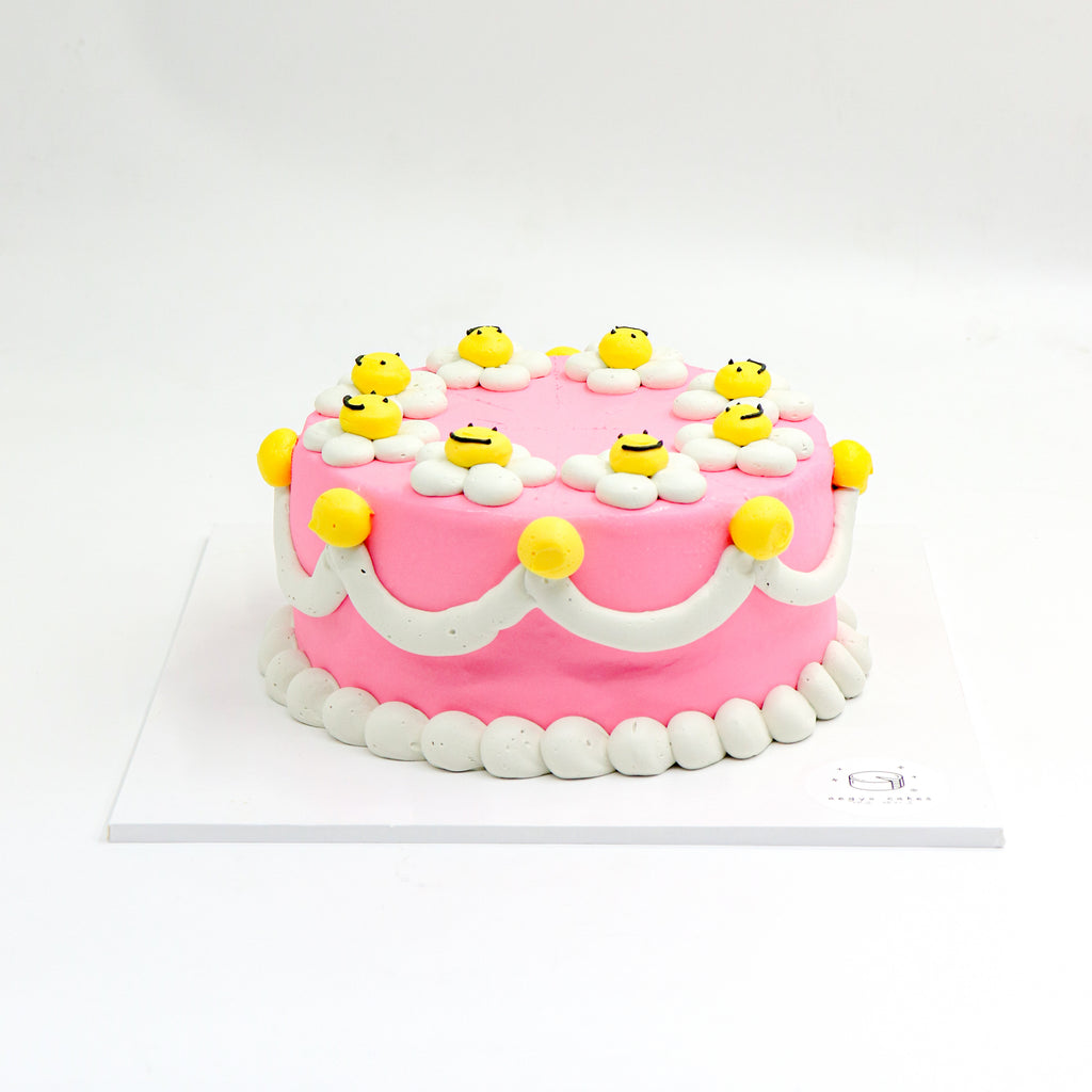 6" Daily Strawberry Biscoff Aegyo Cake (Original)