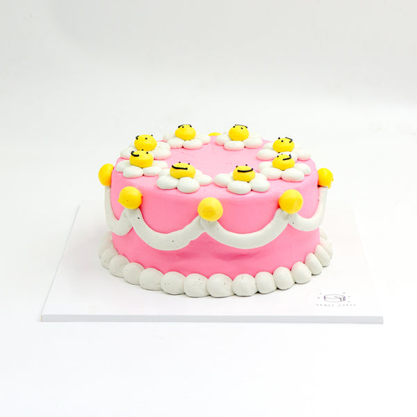 6" Daily Strawberry Biscoff Aegyo Cake (Original)