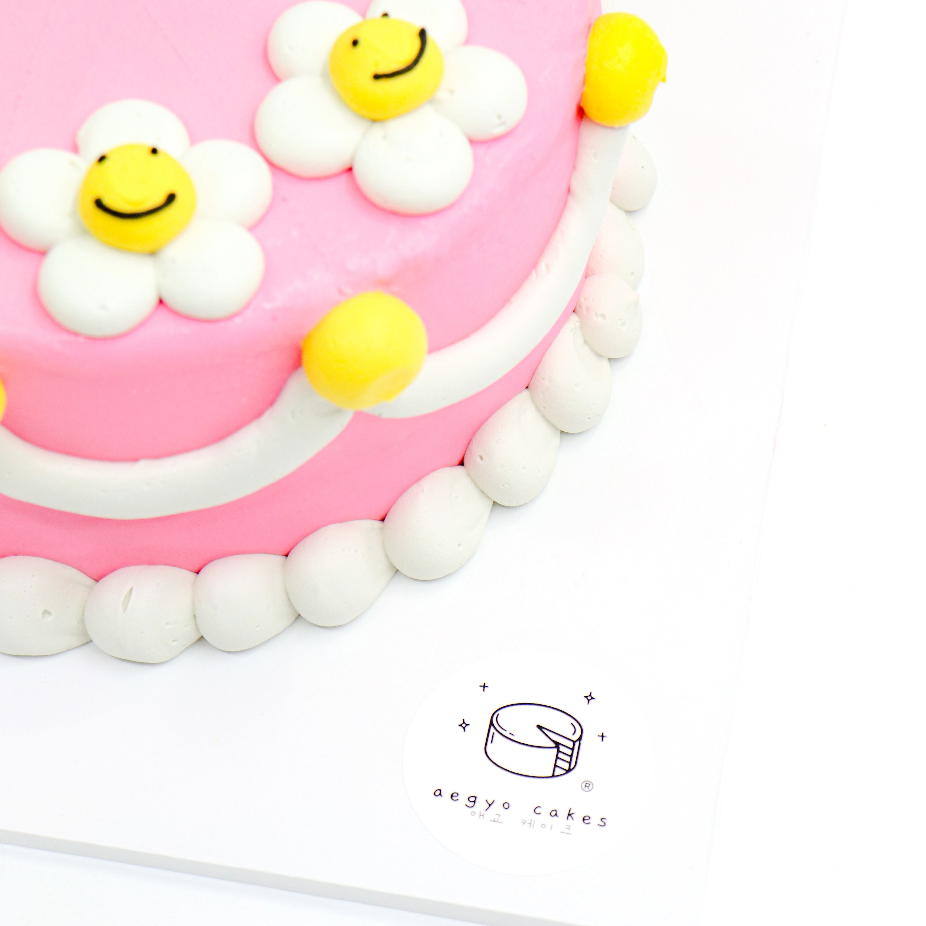 6" Daily Strawberry Biscoff Aegyo Cake (Original)