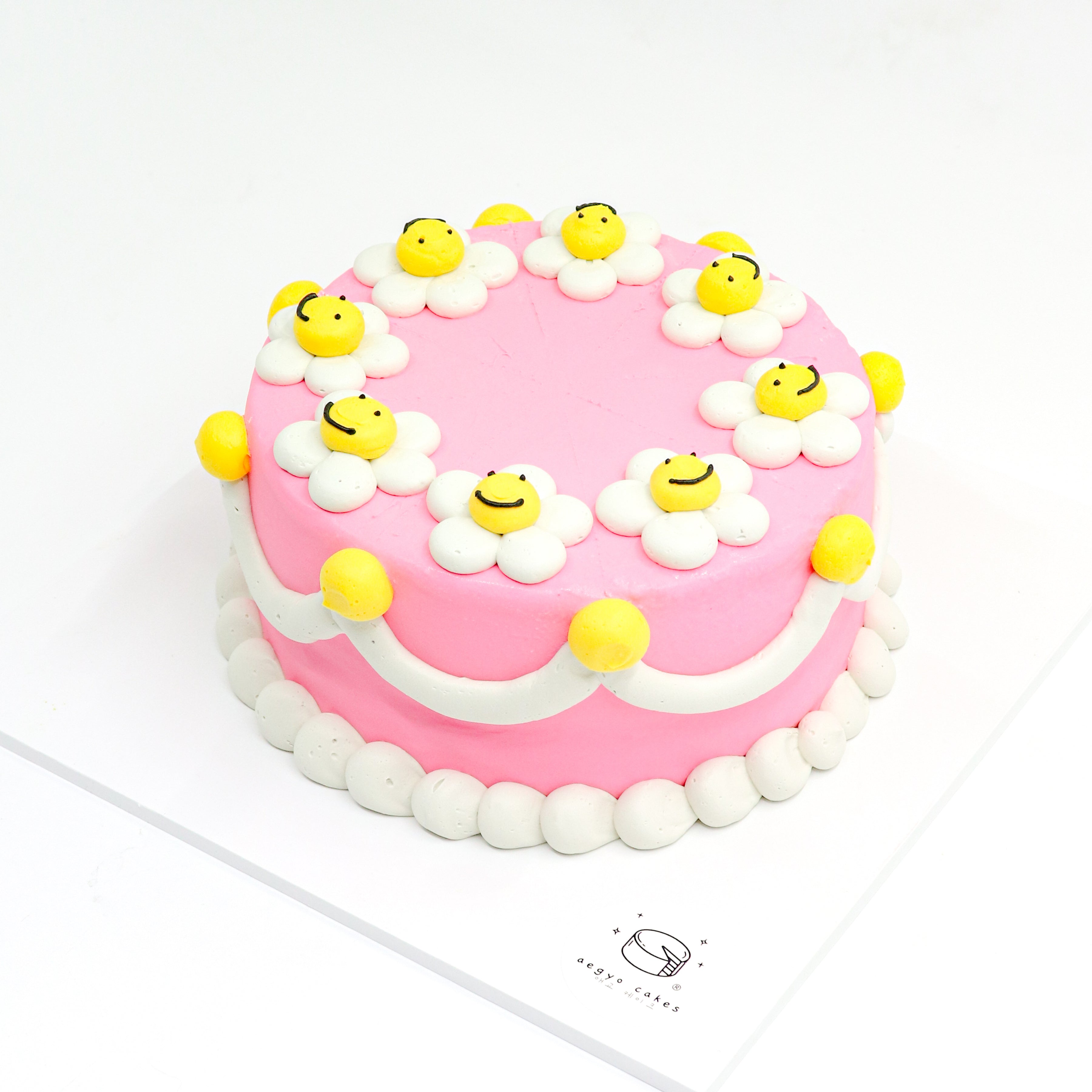 6" Daily Strawberry Biscoff Aegyo Cake (Original)