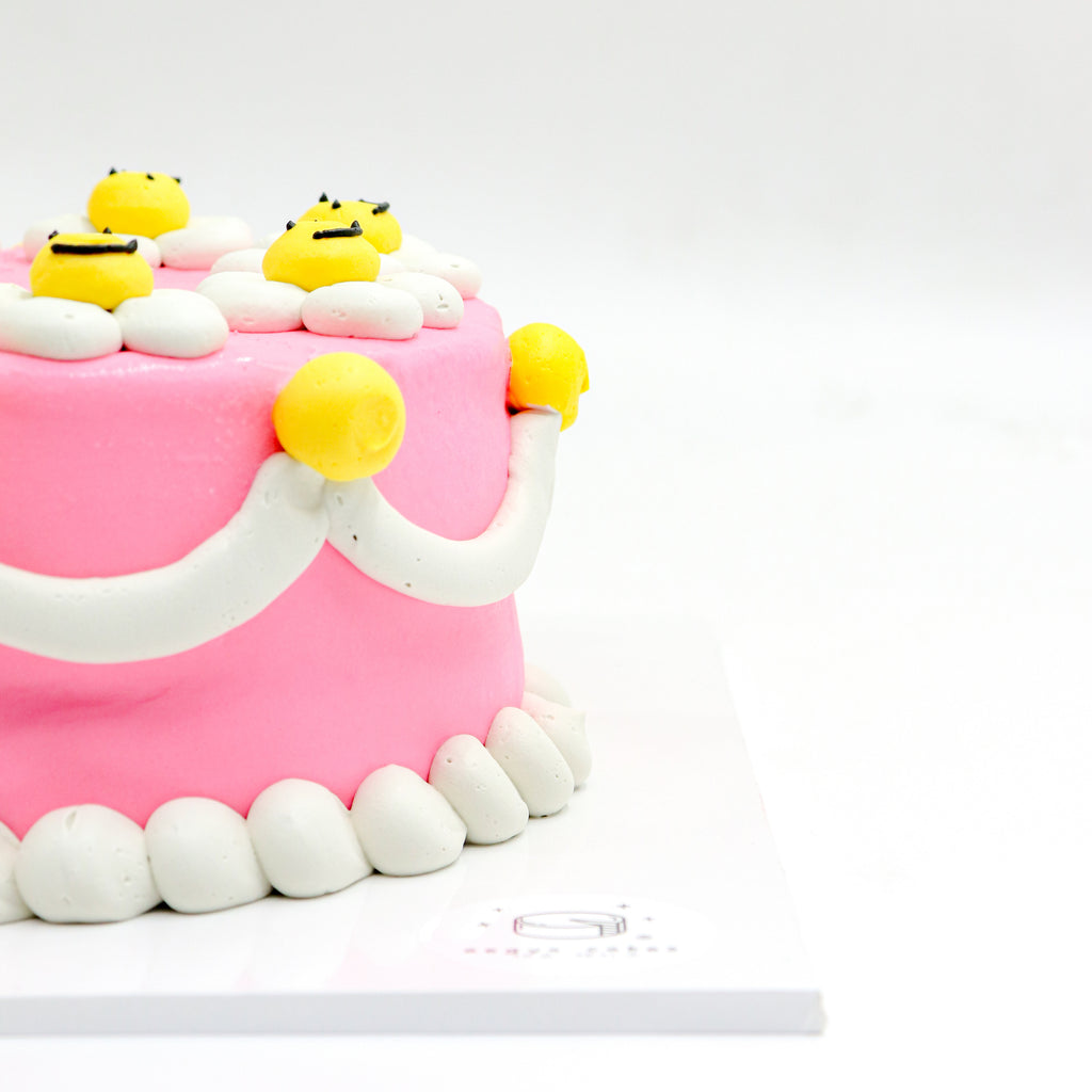 6" Daily Strawberry Biscoff Aegyo Cake (Original)