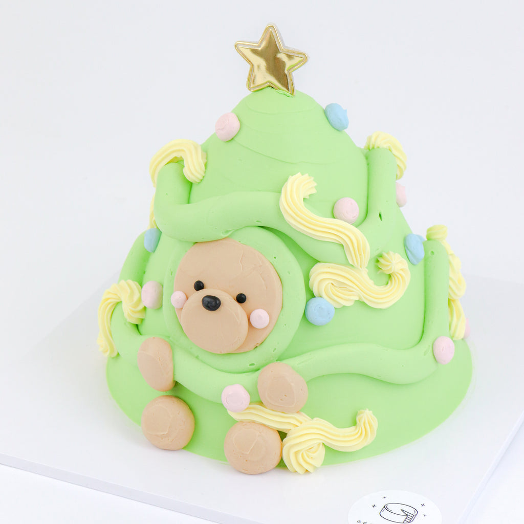 6" Bonbon the Bear Christmas Tree (Winter Edition)
