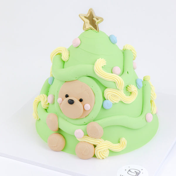 6" Bonbon the Bear Christmas Tree (Winter Edition)