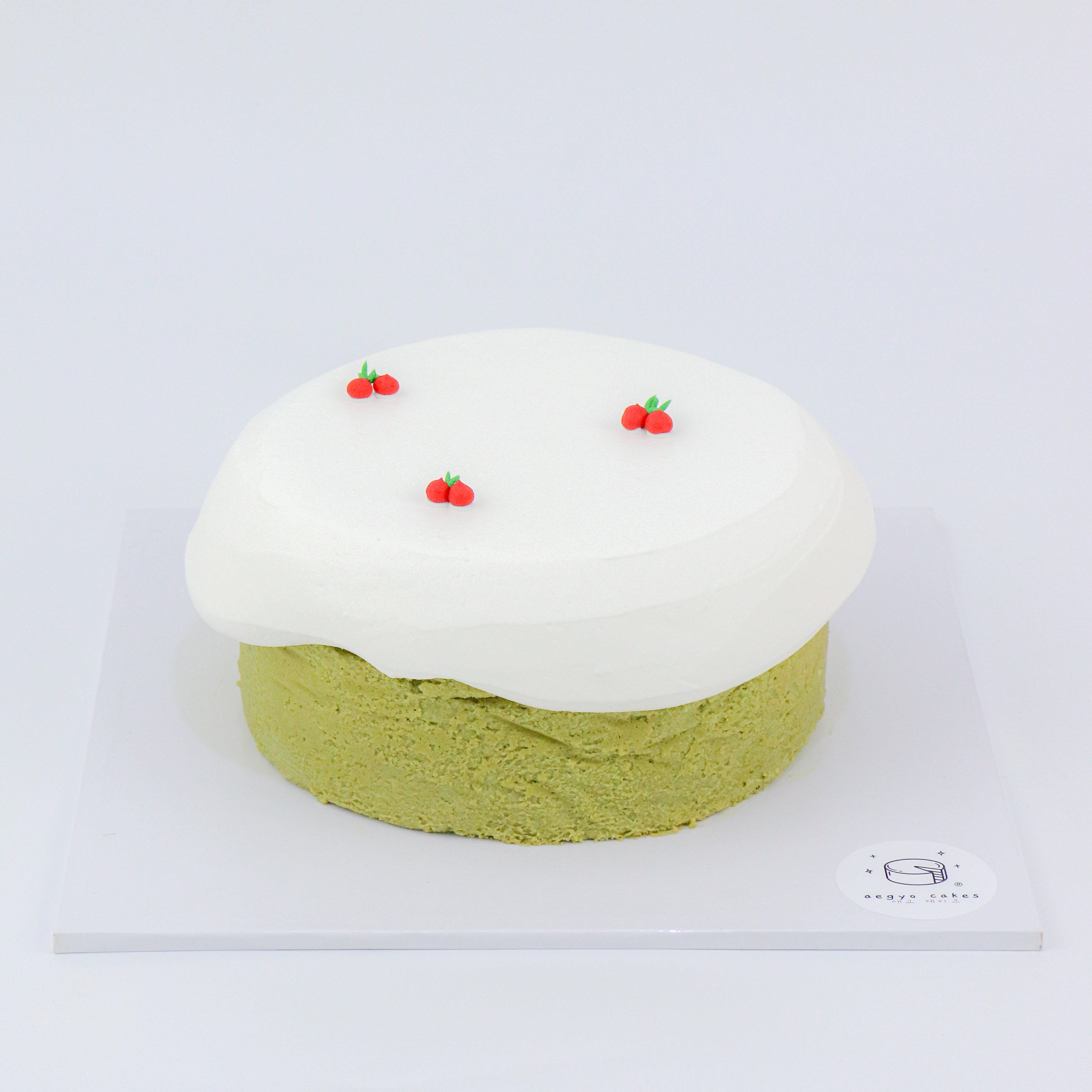 6" Matcha Burnt Basque Aegyo Cheesecake (Winter Edition)