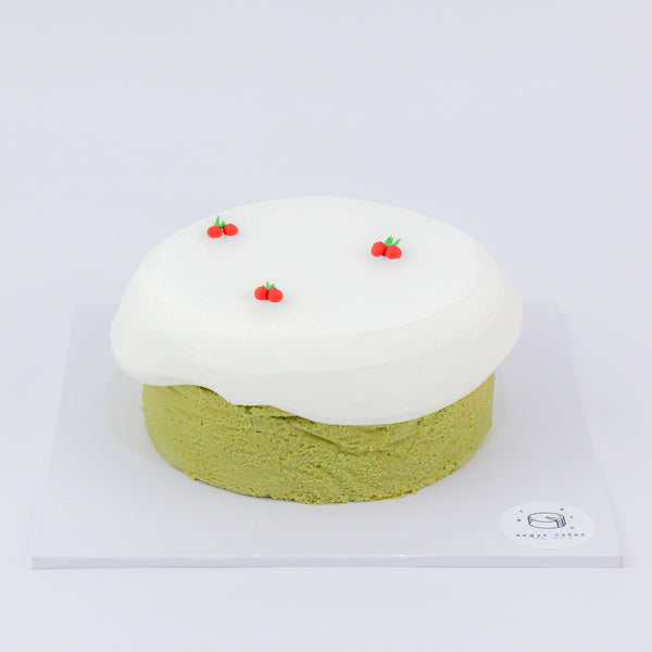 6" Matcha Burnt Basque Aegyo Cheesecake (Winter Edition)