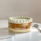 Carrot Cashew Cream Cheese Cloud Aegyo Cake