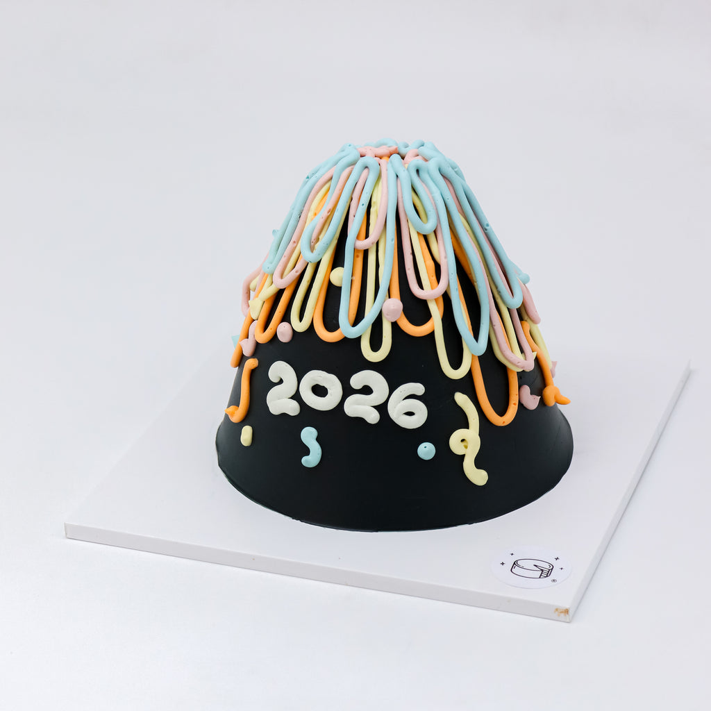 New Year's Fireworks Mini Aegyo Cake (NYE)