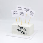 New Year's Achievement Aegyo Cake (NYE)