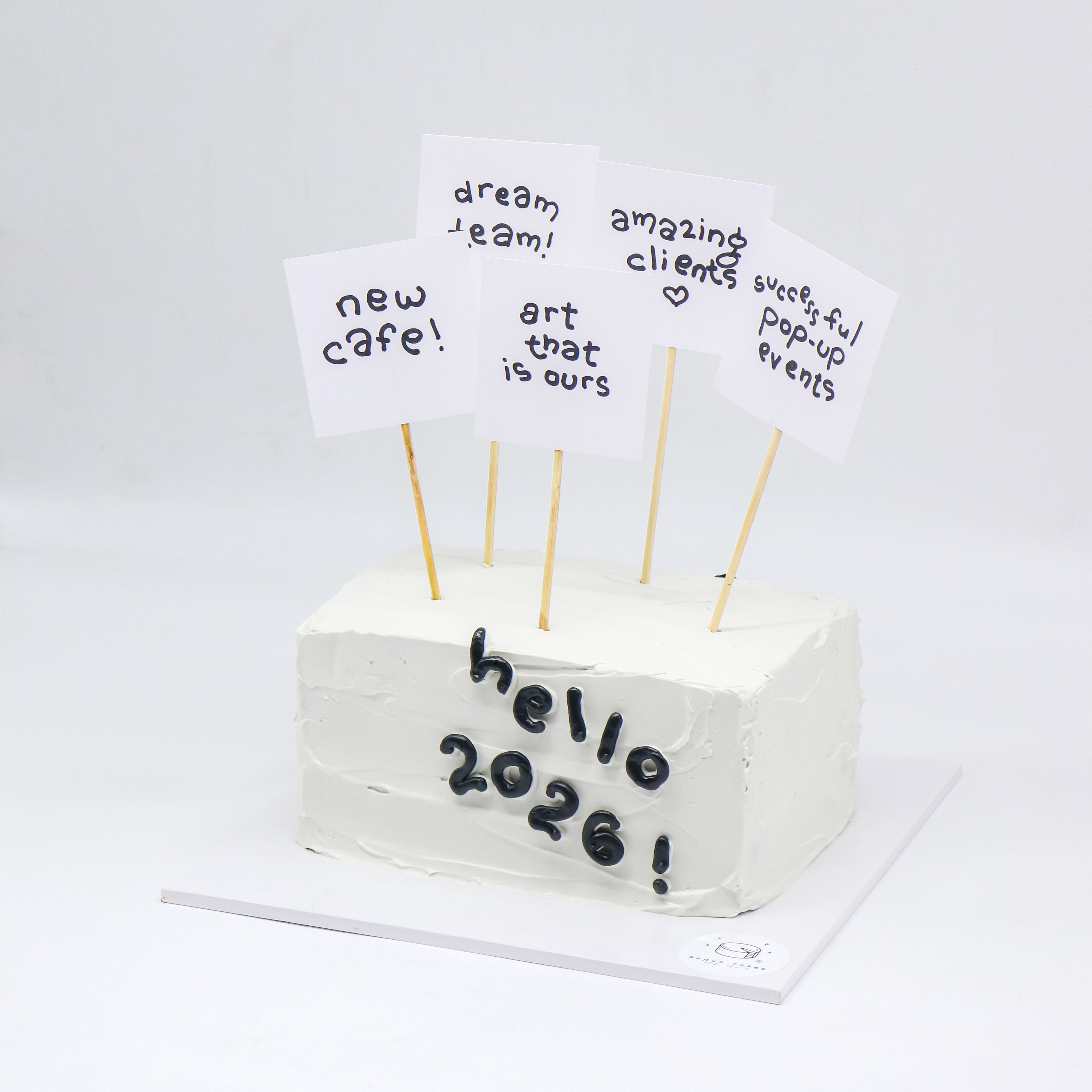 New Year's Achievement Aegyo Cake (NYE)