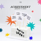 New Year's Achievement Aegyo Cake (NYE)