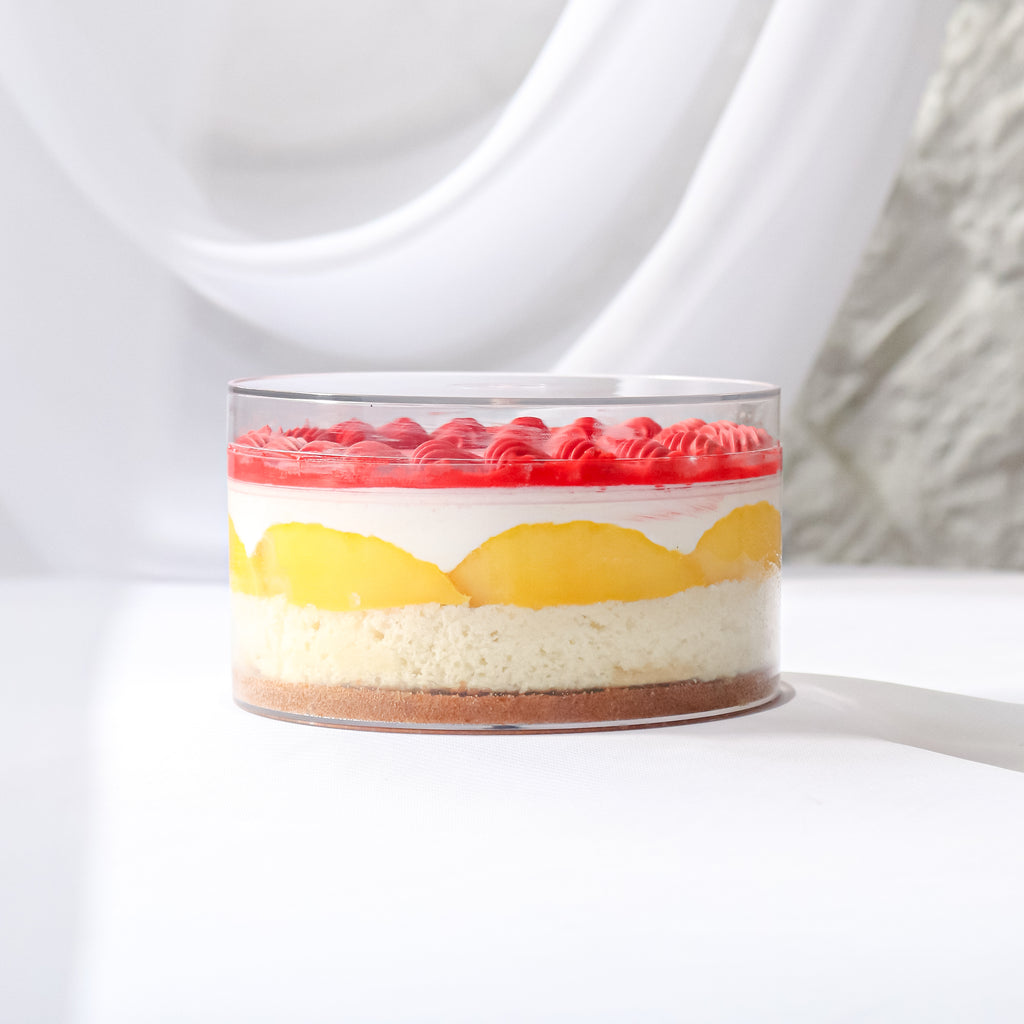 Mango Cloud Valentine Aegyo Cake