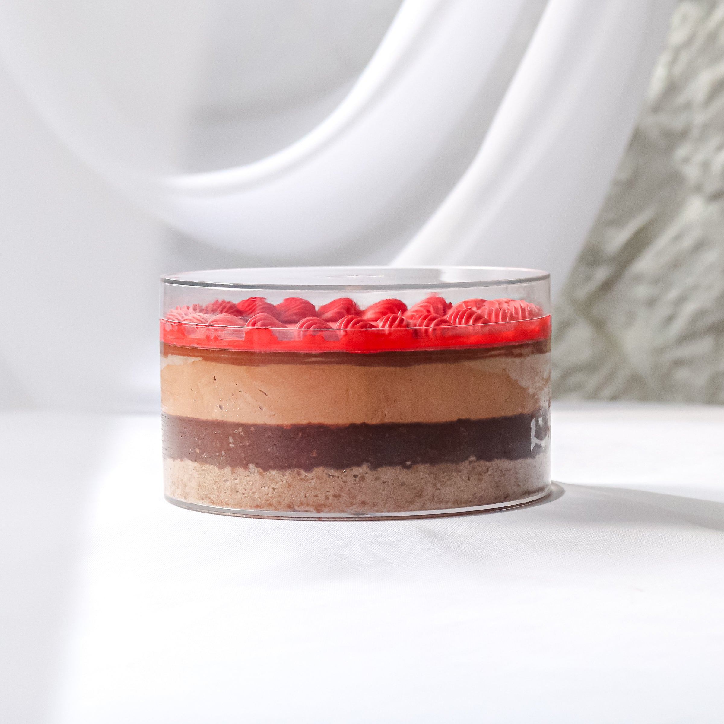 Dark Choco Bonbon Cloud Valentine Aegyo Cake