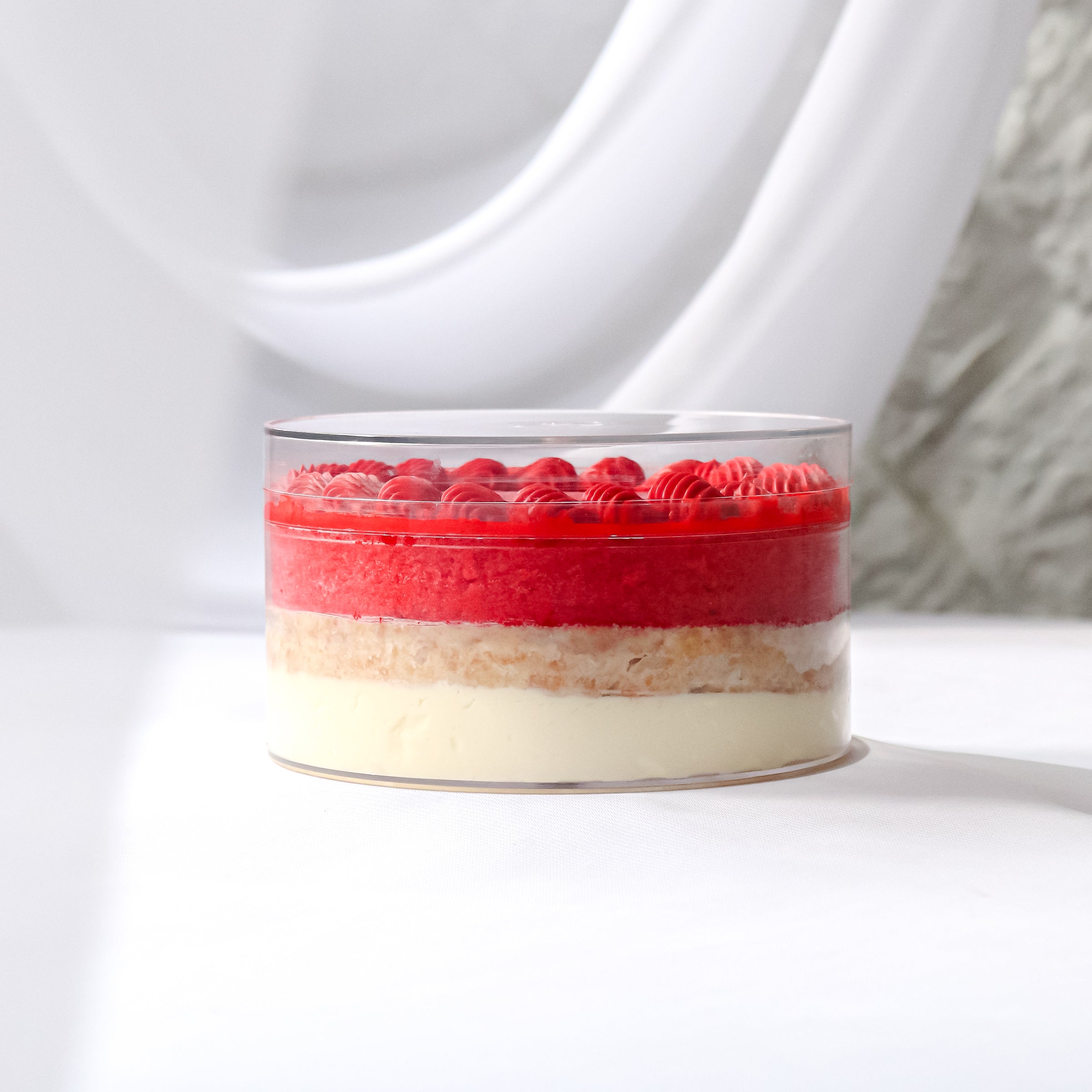 Red Velvet Cream Cheese Cloud Valentine Aegyo Cake