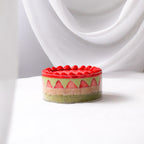 Matcha Strawberry Cloud Valentine Aegyo Cake