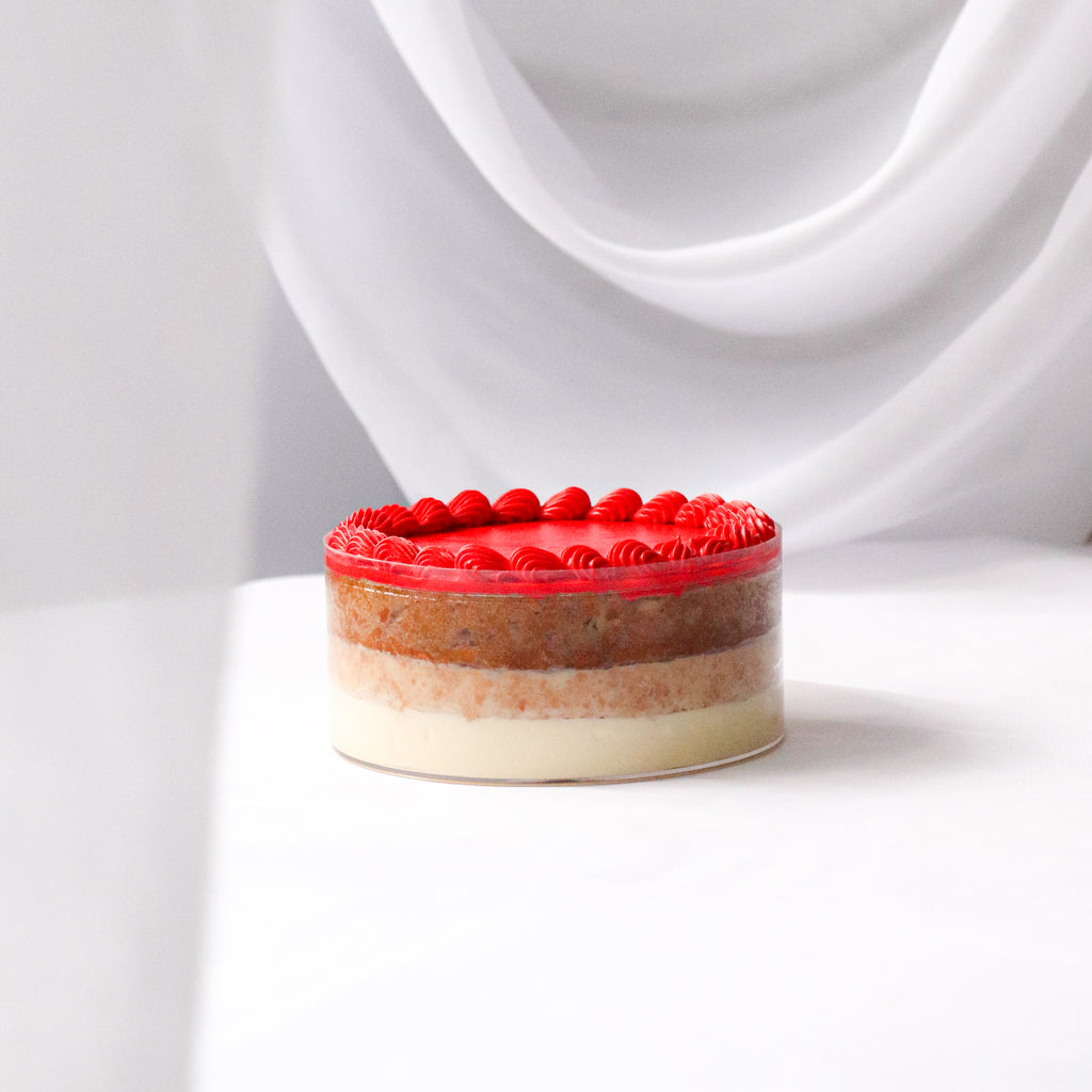 Carrot Cashew Cream Cheese Cloud Valentine Aegyo Cake