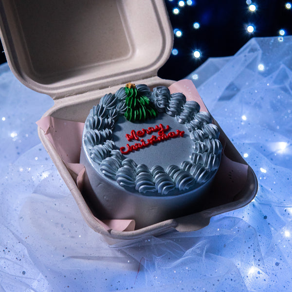 Lunchbox Silver Sparklin' Christmas Aegyo Cake