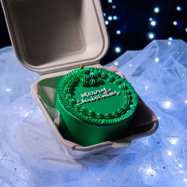 Lunchbox Sparkle Green Choco Bonbon Aegyo Cake