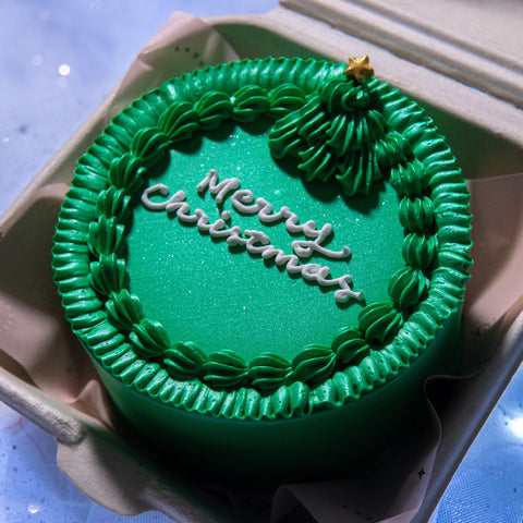 Lunchbox Sparkle Green Choco Bonbon Aegyo Cake