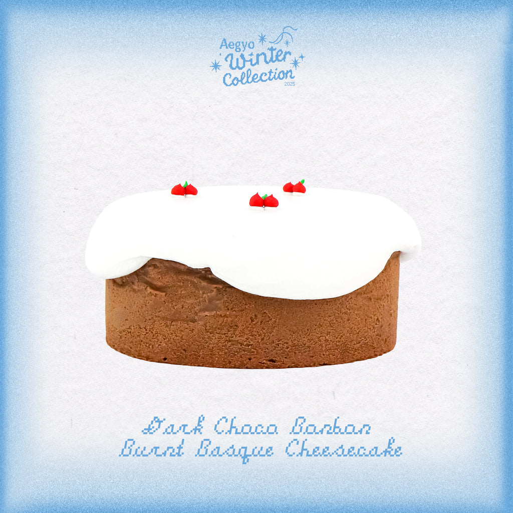 6" Dark Choco Bonbon Burnt Basque Aegyo Cheesecake (Winter Edition)