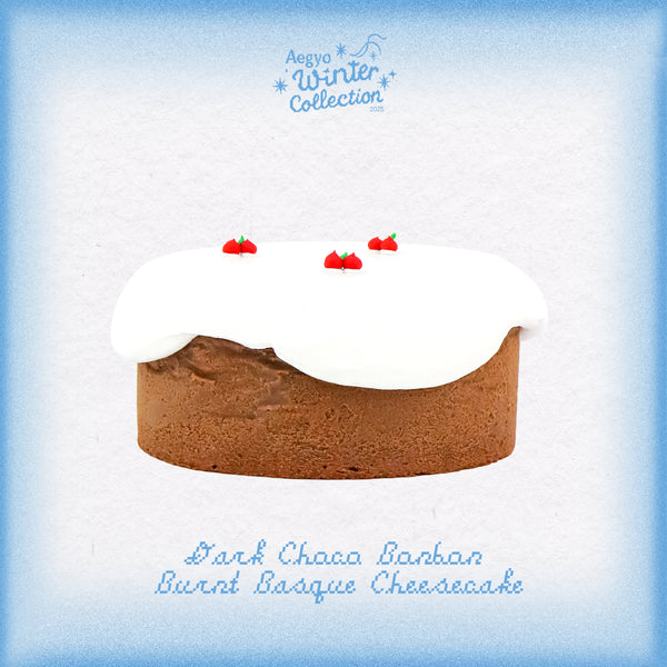 6" Dark Choco Bonbon Burnt Basque Aegyo Cheesecake (Winter Edition)