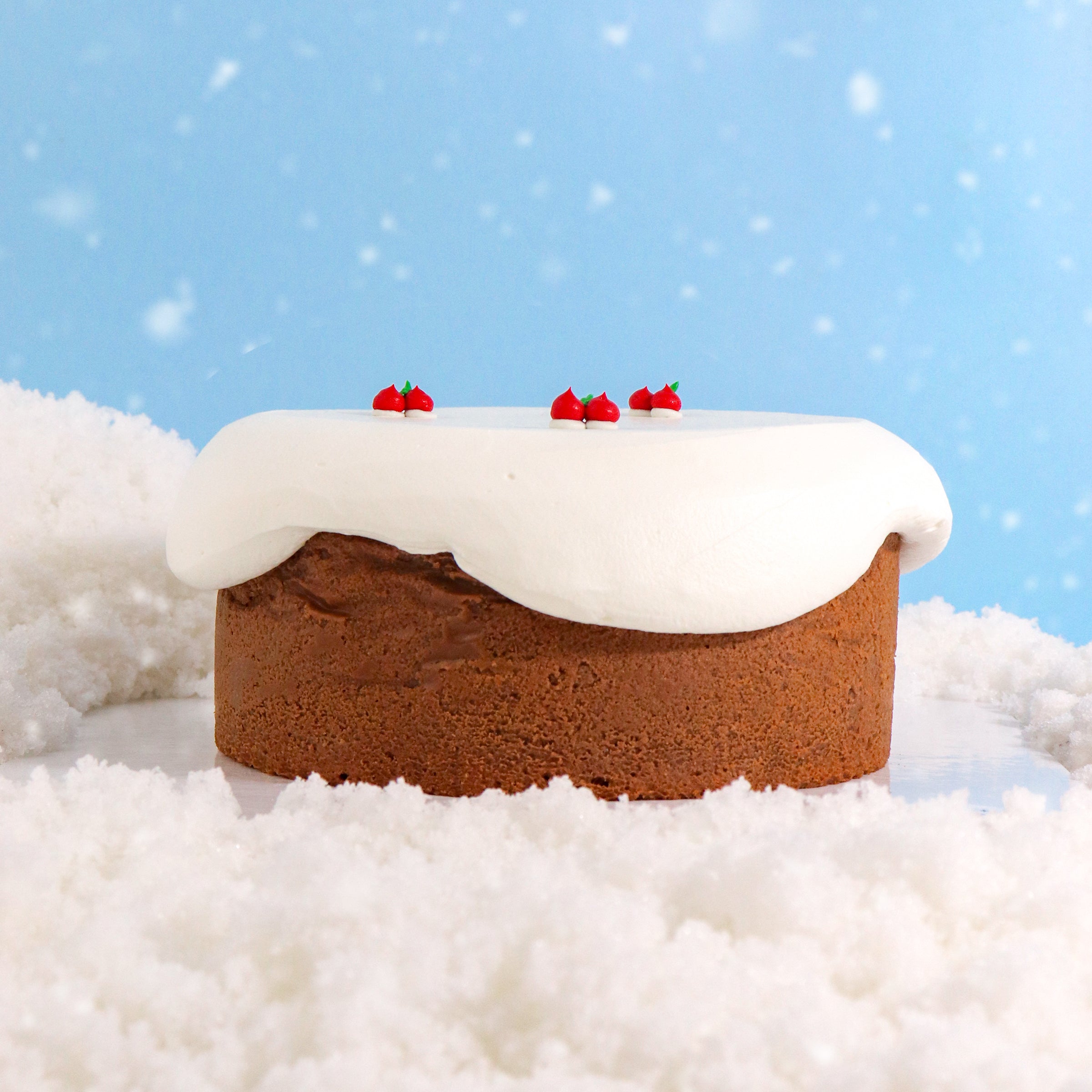 6" Dark Choco Bonbon Burnt Basque Aegyo Cheesecake (Winter Edition)