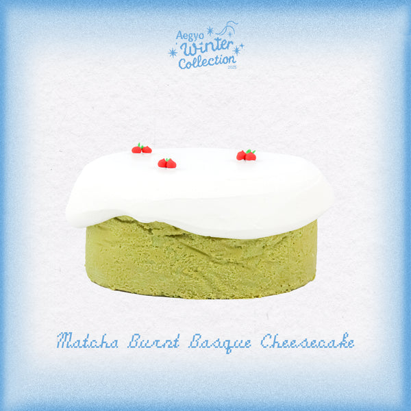 6" Matcha Burnt Basque Aegyo Cheesecake (Winter Edition)